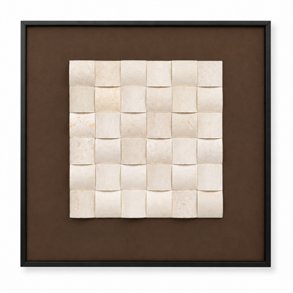 Tableau géométrique cube — 50 × 50 cm — vue 2, ODECO Boisbriand
