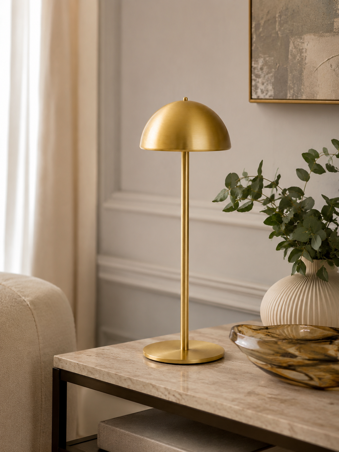 Lampe Rechargeable Effet « Dôme » Differentes Couleurs – vue 5 du produit | ODECO