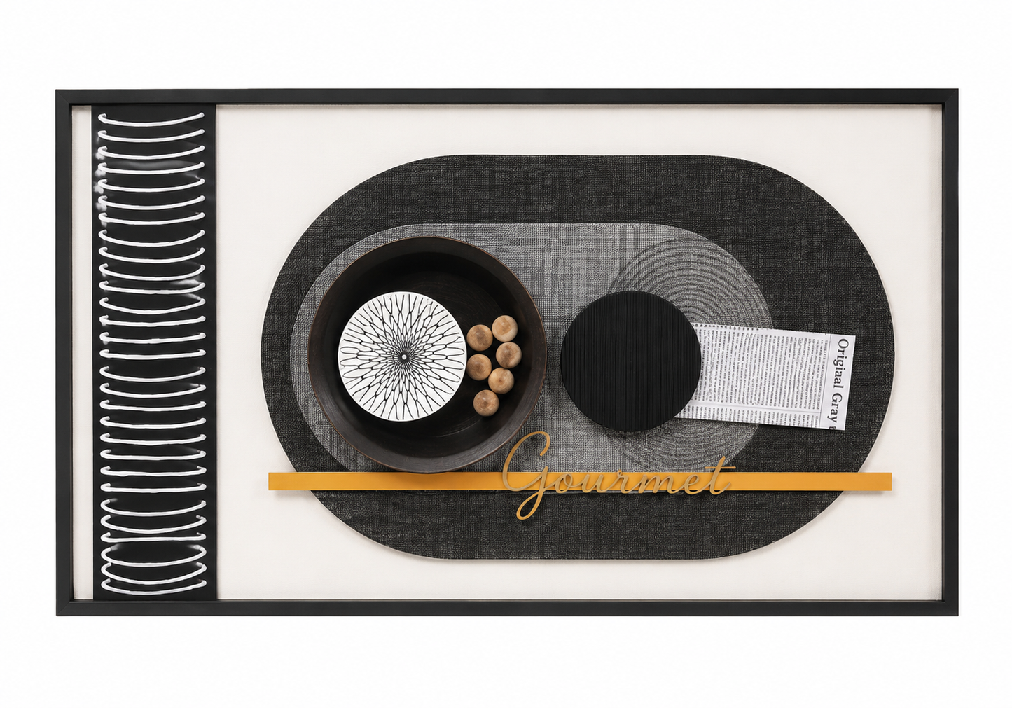 Kitchen Wall Art Place Mat Set