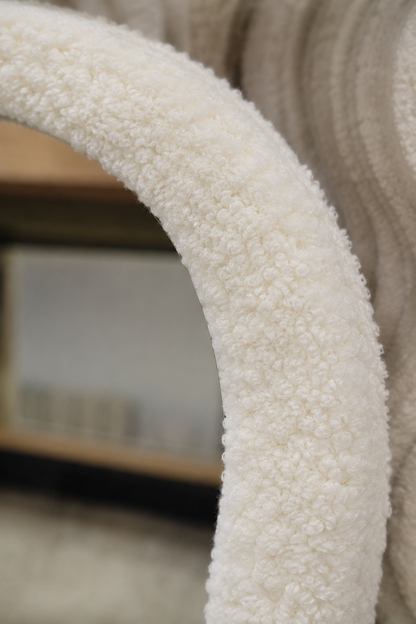 Miroir Fluffy Arc Blanc — vue 3, ODECO Boisbriand