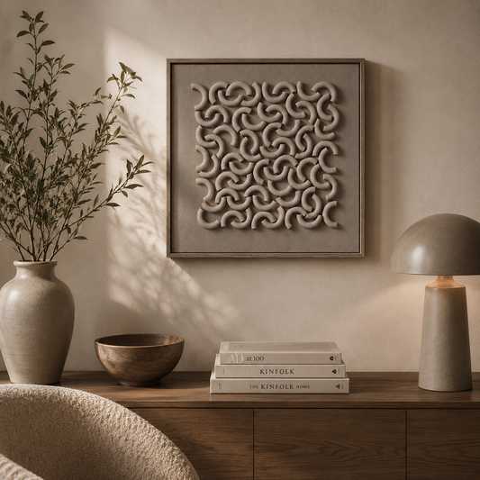 Macaroni 3D Wall Art 40*40