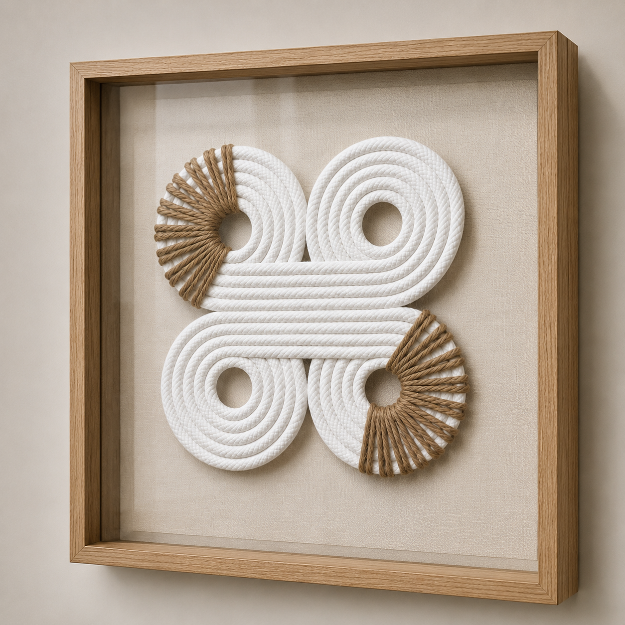 3D Decorative Eight-Shaped Painting 40*40