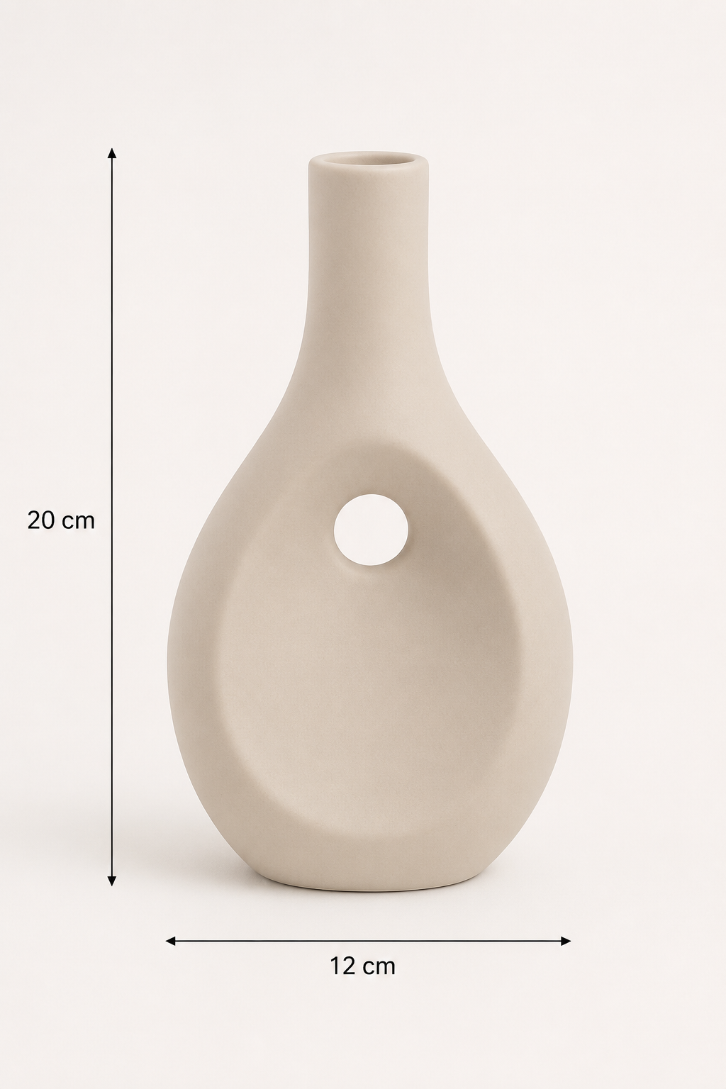 Vase en Céramique Petit Trou (PM)