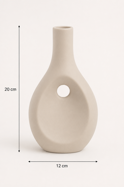 Vase en Céramique Petit Trou (PM) — vue 14, ODECO Boisbriand