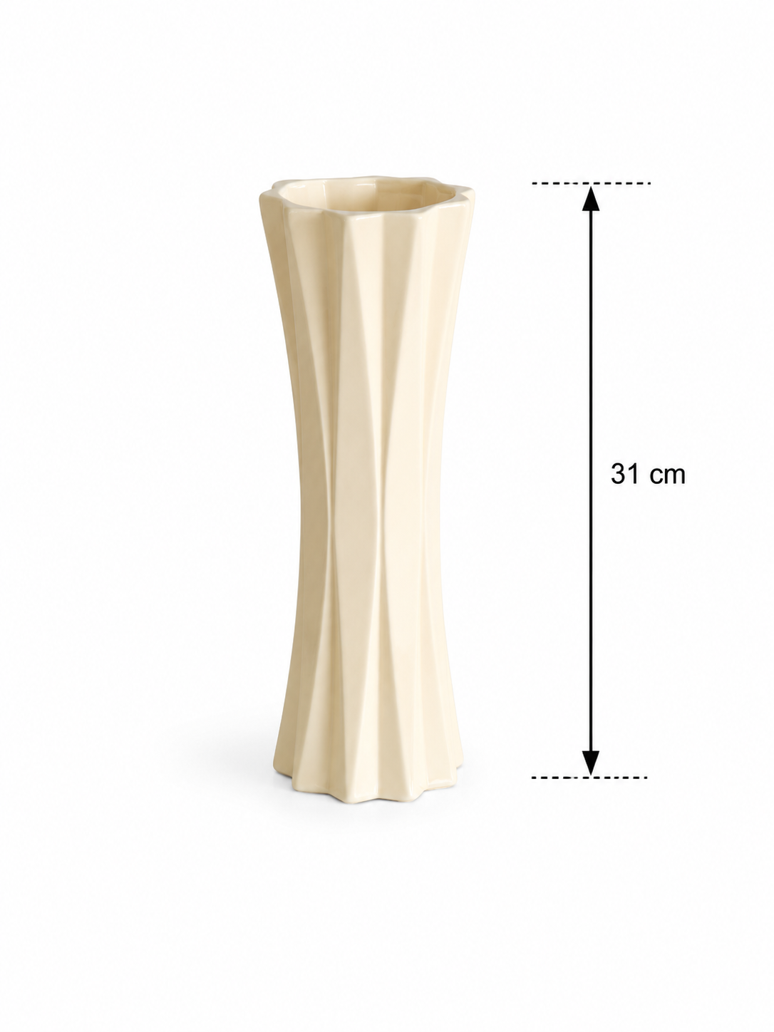Vase en Céramique « Flûte » (GM) – vue 9 du produit | ODECO