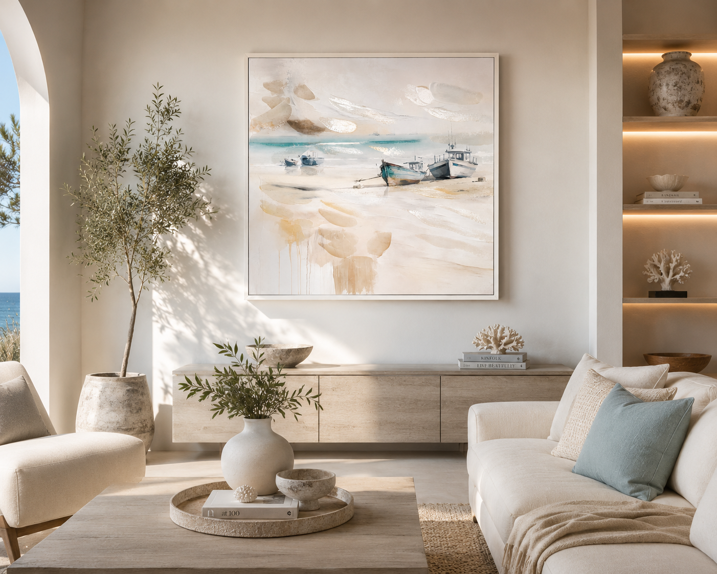 Marine Painting on Canvas