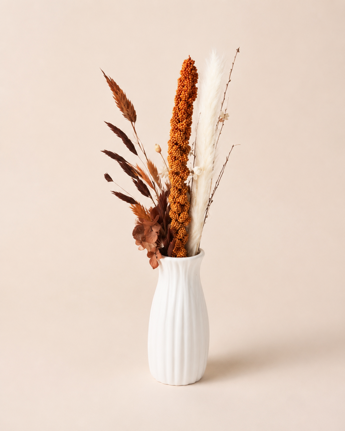Mini Vase +fleures Séchées Multicouleurs – vue 11 du produit | ODECO