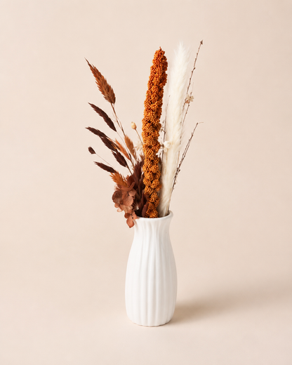 Mini-vase avec fleurs séchées multicolores — vue 11, ODECO Boisbriand
