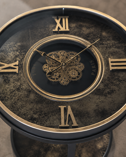 Horloge de table vintage — format moyen — vue 2, ODECO Boisbriand