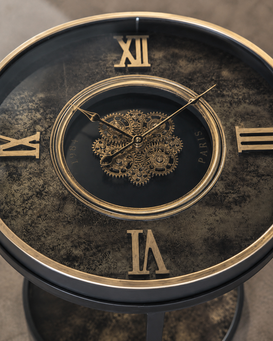 Table Horloge Vitage Moyenne – vue 2 du produit | ODECO