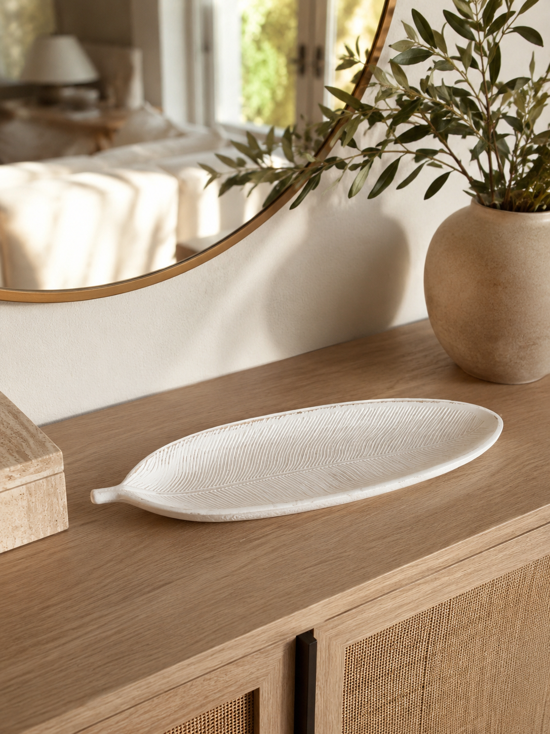 Plateau Décoratif « Plume » – vue 3 du produit | ODECO