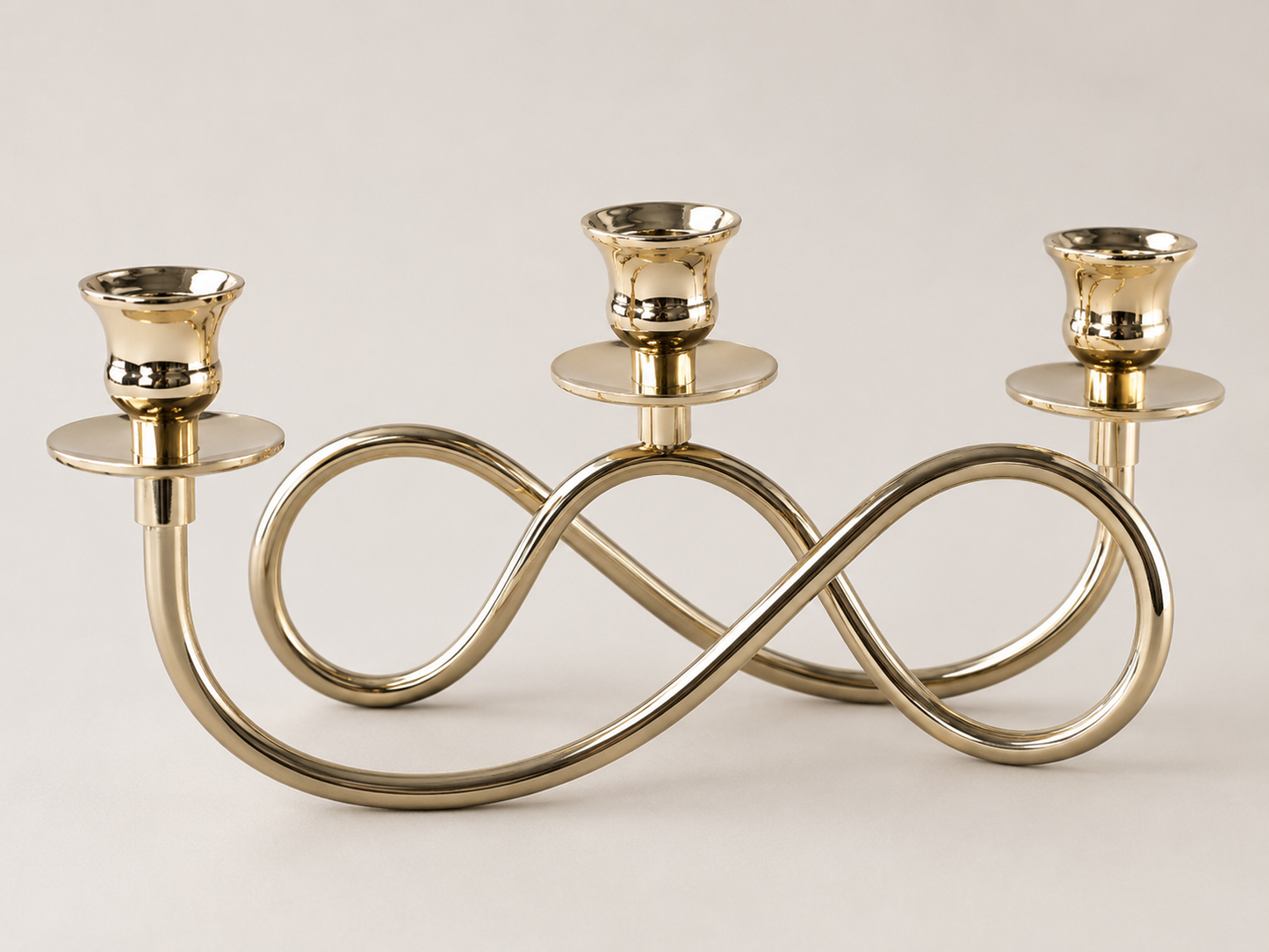 Chandelier Argenté 3branches – vue 4 du produit | ODECO