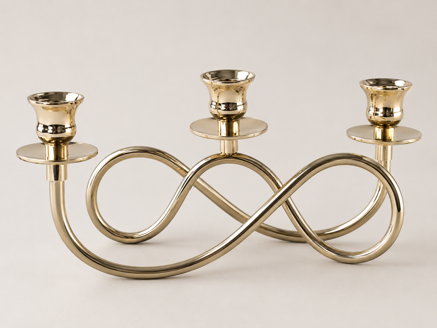 Chandelier Argenté 3branches – vue 4 du produit | ODECO