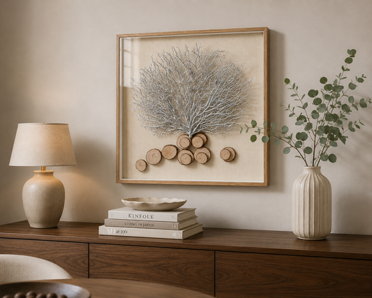 Silver Tree of Life Painting 60*60