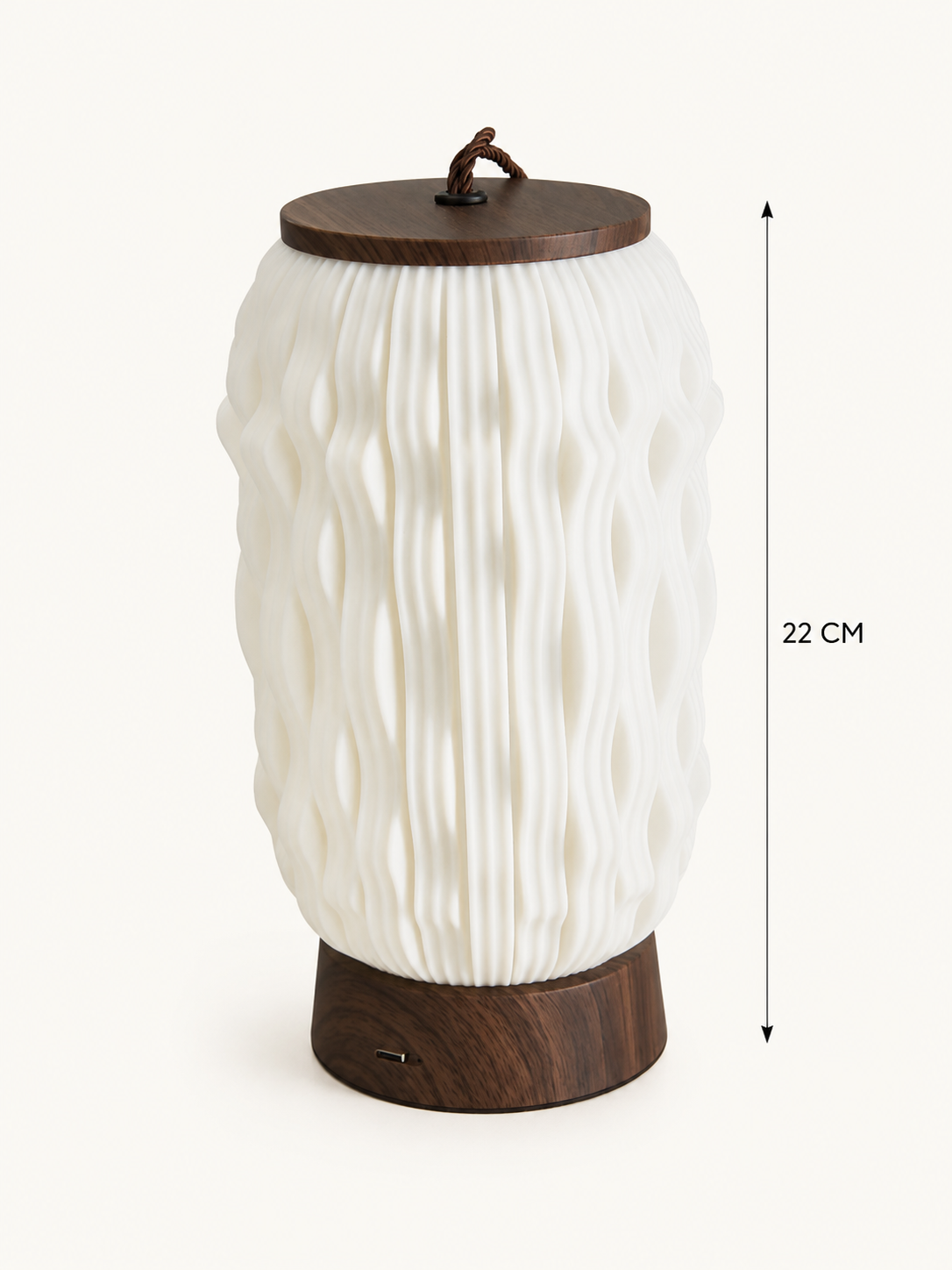 Lampe rechargeable en acrylique transparent effet cristal – vue 10 du produit | ODECO