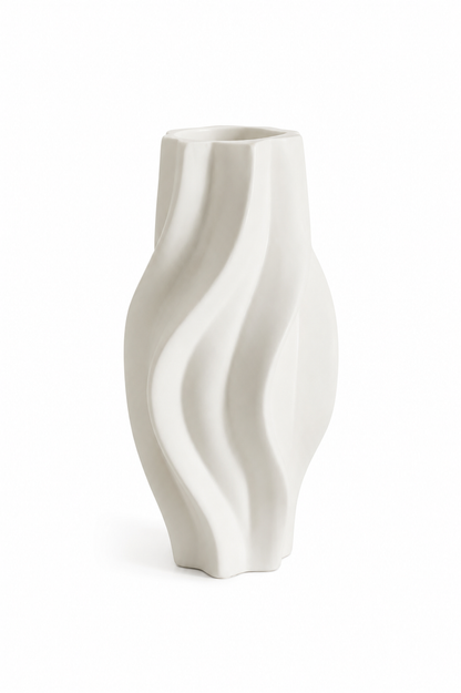 Vase en Céramique « Torsadé » (GM) — vue 8, ODECO Boisbriand