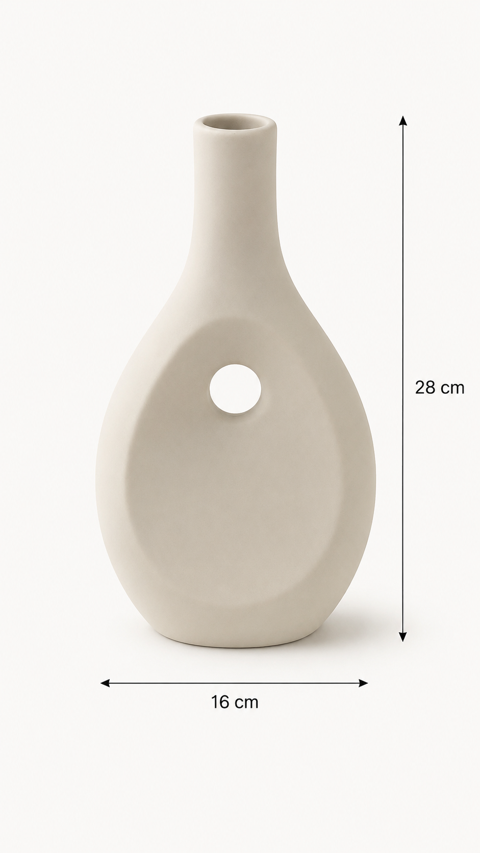 Vase en Céramique Petit Trou (GM)