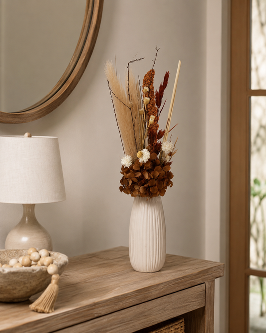 Mini Vase +fleures Séchées Multicouleurs – vue principale | ODECO