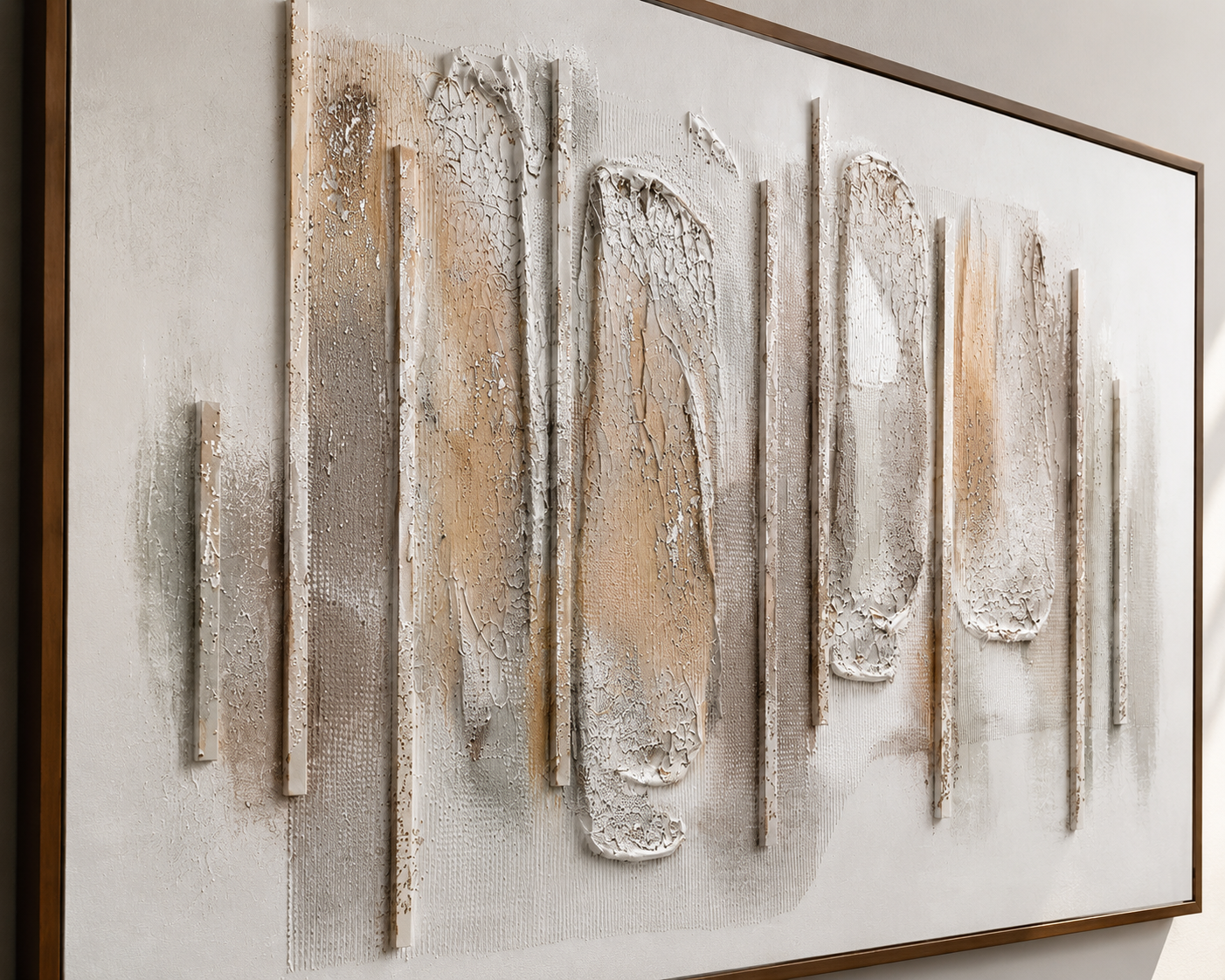 Abstract Multi-color Canvas Painting