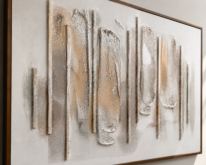 Tableau abstrait sur toile multicouleur — 100 × 80 cm — vue 4, ODECO Boisbriand