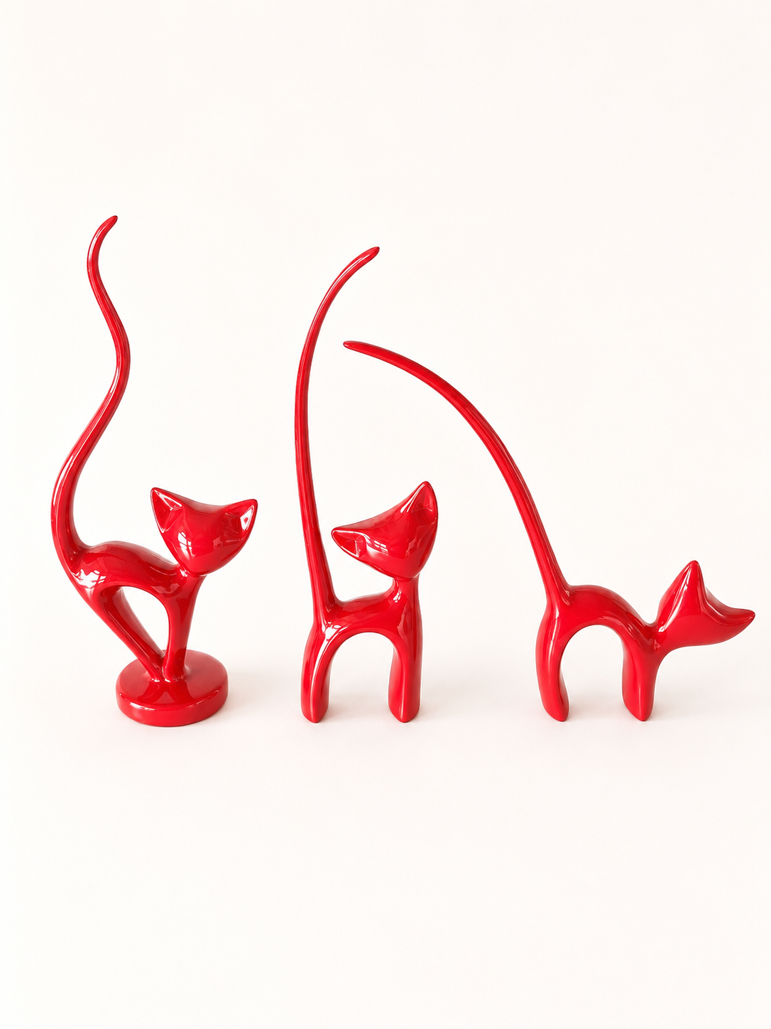 Figurine Trio Chat – vue 8 du produit | ODECO