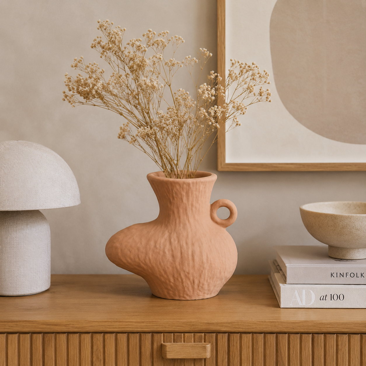 Vase en Terre Cuite « Silhouette » (PM) – vue 2 du produit | ODECO