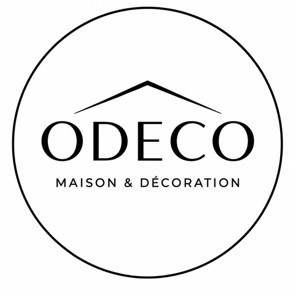 Logo ODECO Maison et Decoration noir sur fond blanc