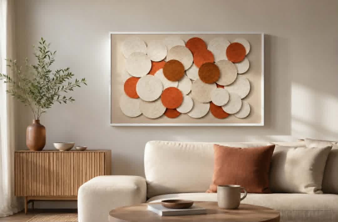 3D Circular Shapes Wall Art 70*100