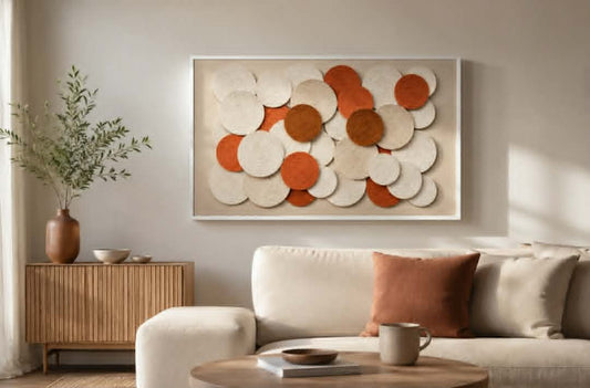 3D Circular Shapes Wall Art 70*100